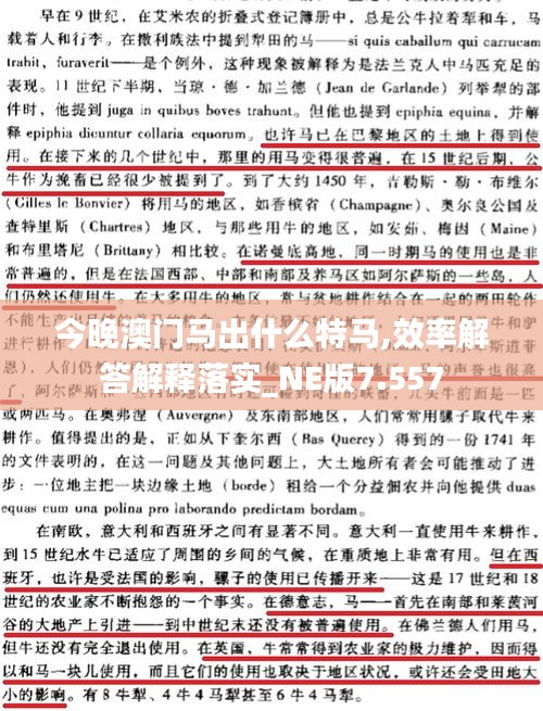 今晚澳门马出什么特马——化分释义、解释与落实